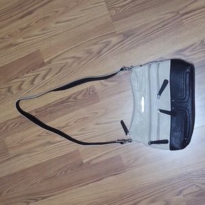 Stone Mountain shoulder purse crossbody bag black beige silver tote